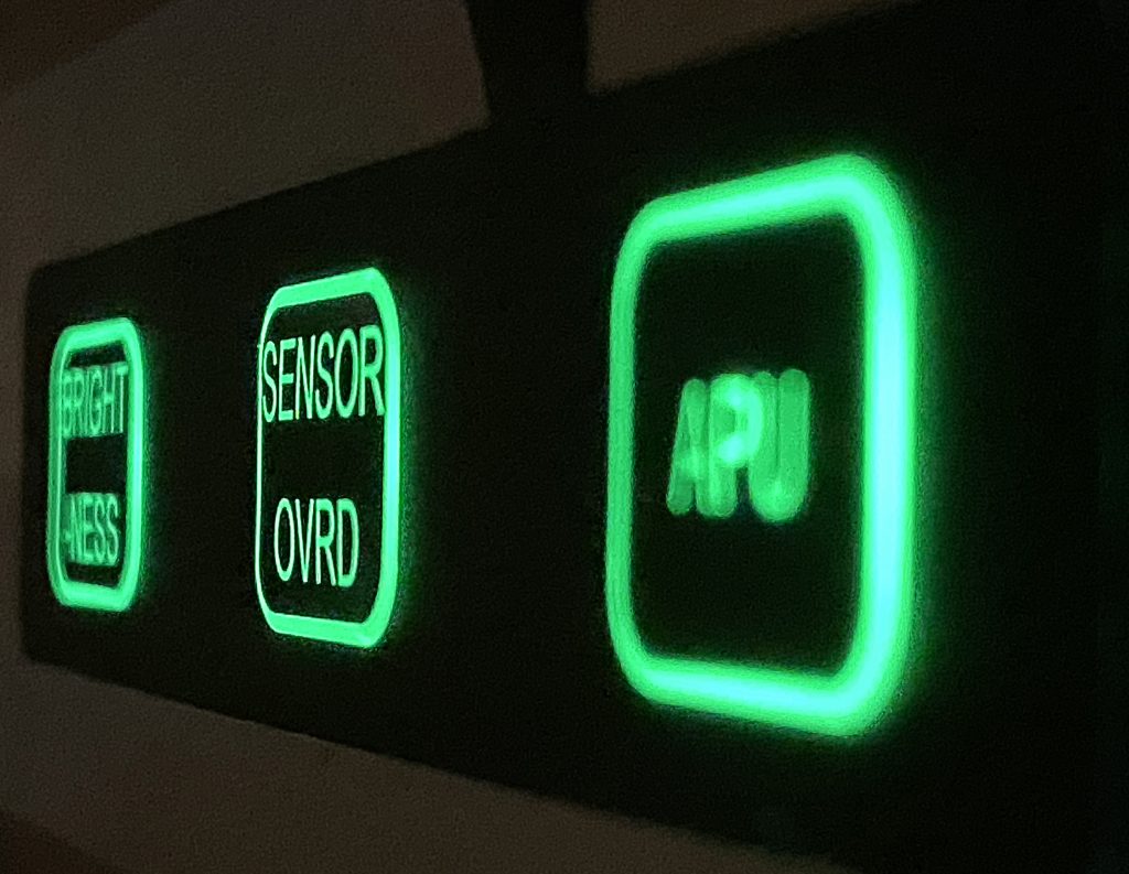 LED Backlighting - Green LED lights