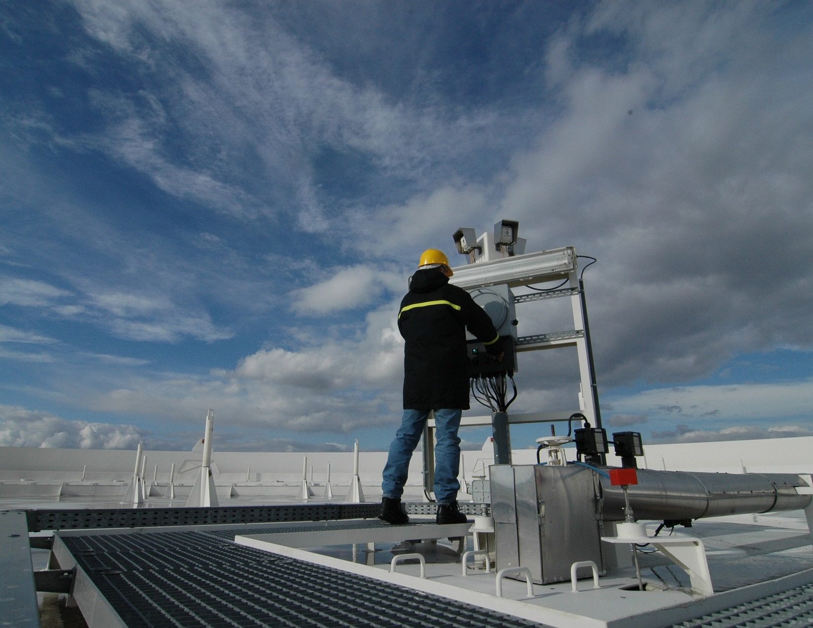 Industrial Controls exposed to the environment. On the roof of building.f