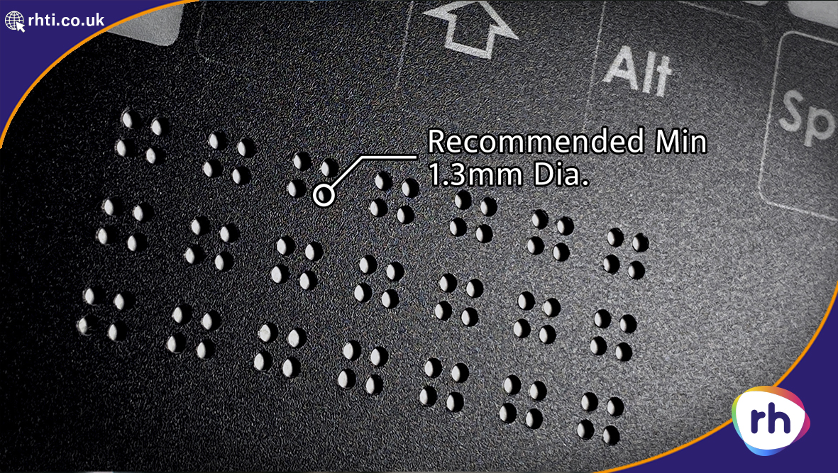 CNC Turret Punch Press fine precision detail - membrane keypads membrane switches membrane keyboards graphic overlay