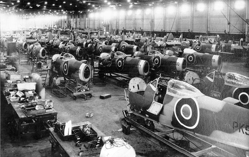 Spitfire manufacture 1940s