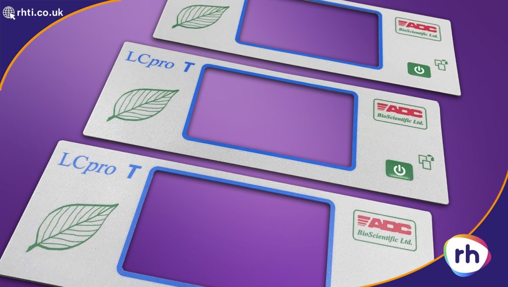durable graphic overlays surround with power button ADC