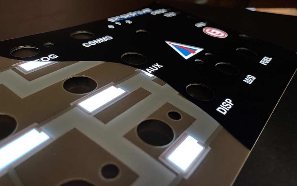 HMI - Prodrive p123456 - Backlighting - Electroluminescent EL - close up cut through