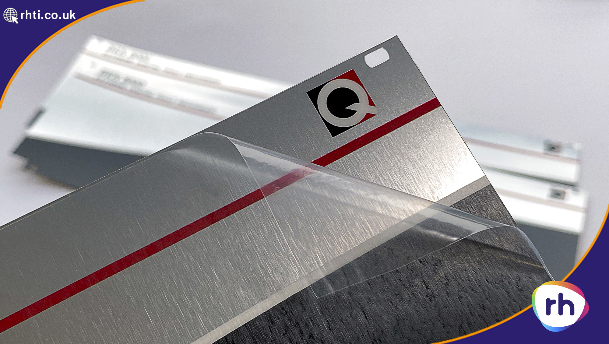 RH brush metal effect - Graphic Overlay Materials