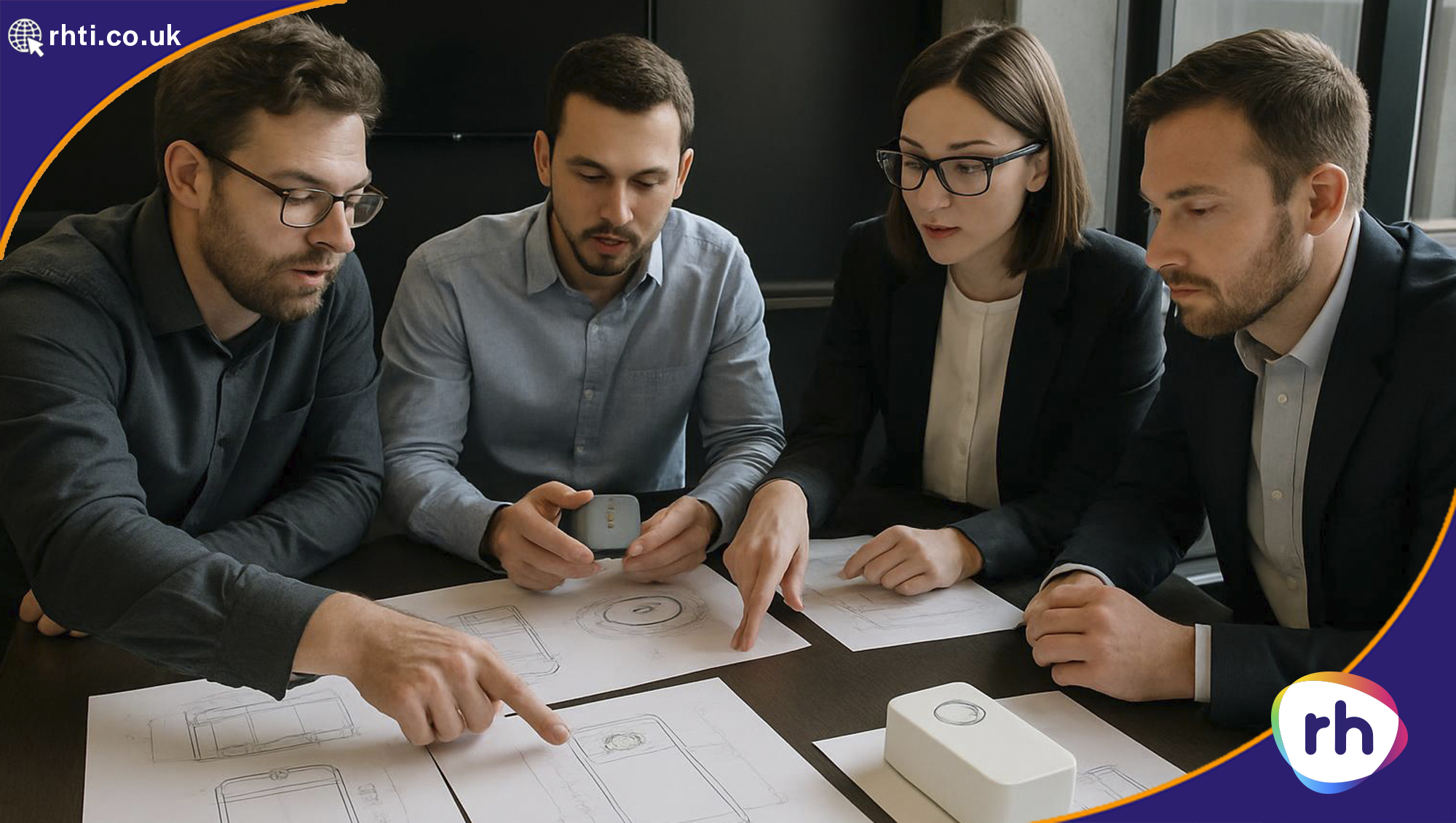 A meeting of design engineers and product designers - PERFORMANCE-CRITICAL INTERFACE ENGINEERING