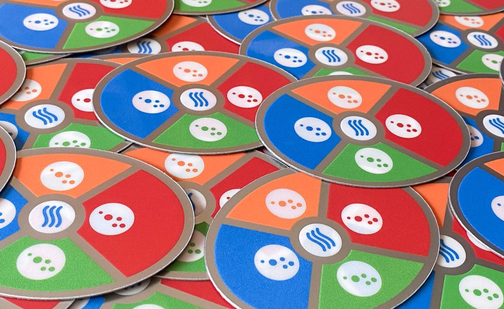 Overlay - 4 colour circle
